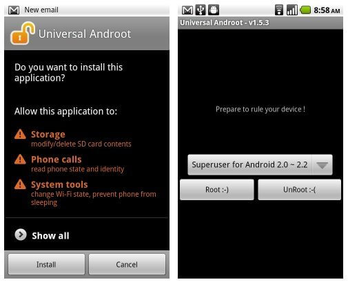 Universal androot 2