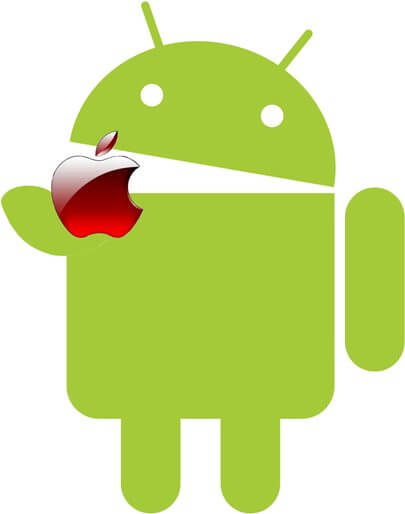 Android bites apple