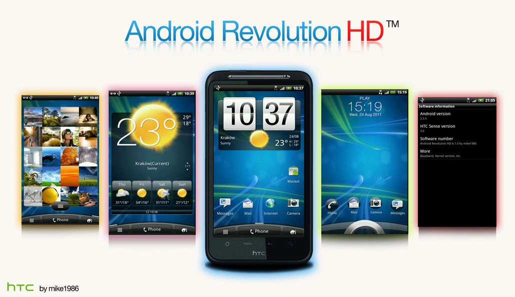 android رغبة hd ثورة rom