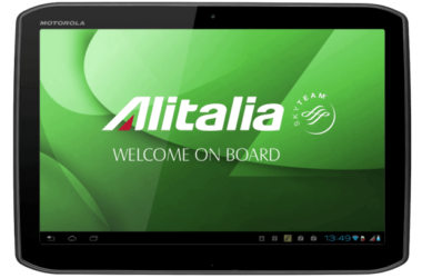 Alitalia to provide crew and certain passengers with motorola xoom tablets nt io 0