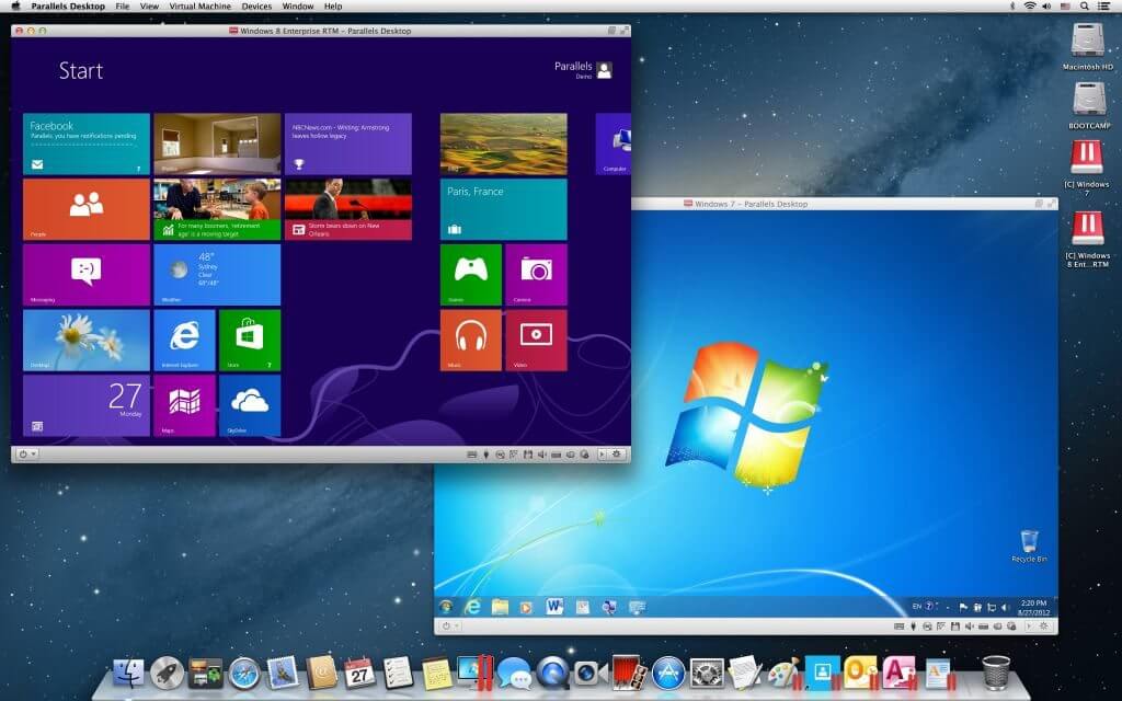 Windows mac parallels