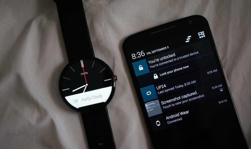 Moto 360 trusted device