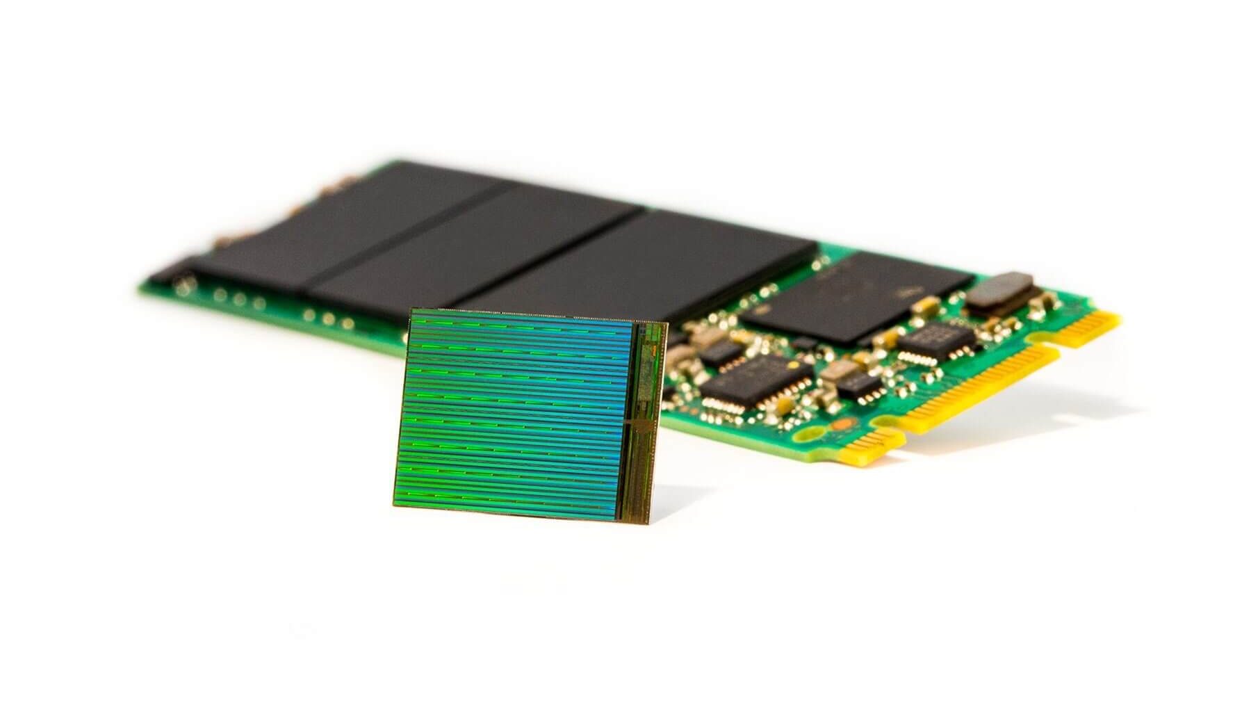 3d nand die with m2 ssd