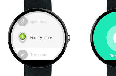 Find your phone with android wear