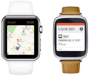 Moovit wearable