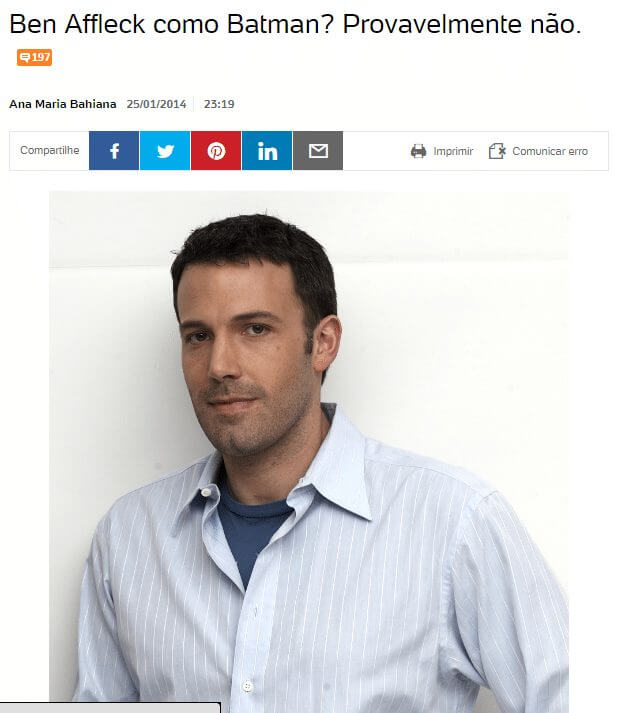 Batman v superman: teoria insana sugere outro batman no filme Batfleck