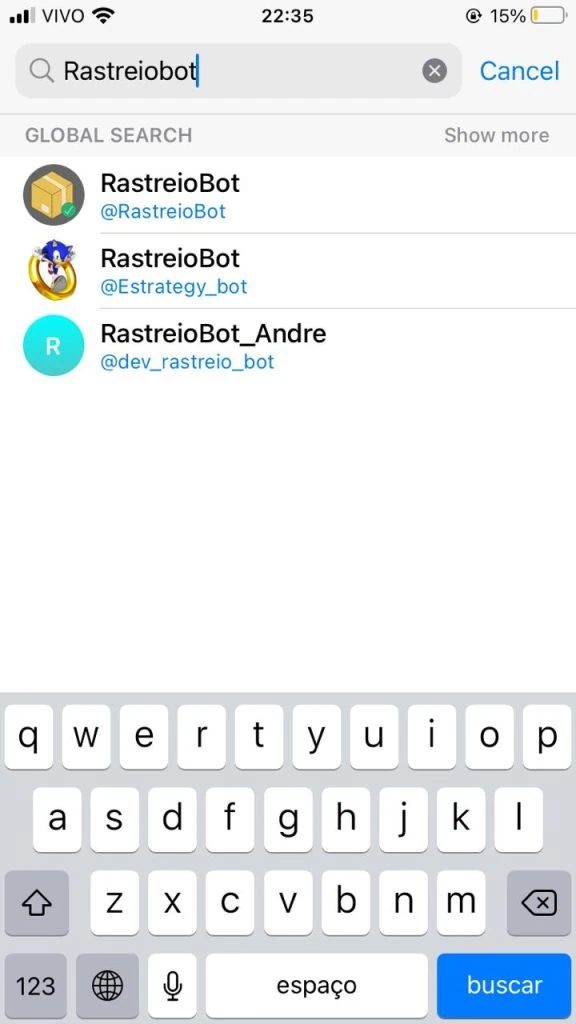 Como rastrear encomendas via telegram Como rastrear encomendas via telegram