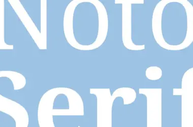 Fonte noto serif capa 1