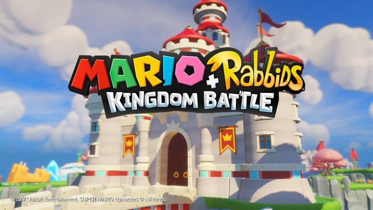 Mario rabbids kingdom battle title screen