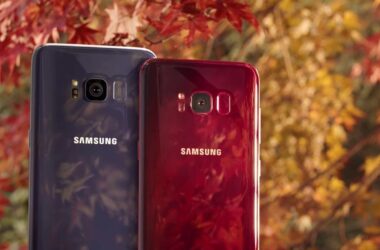 Samsung galaxy s8 burgundy red
