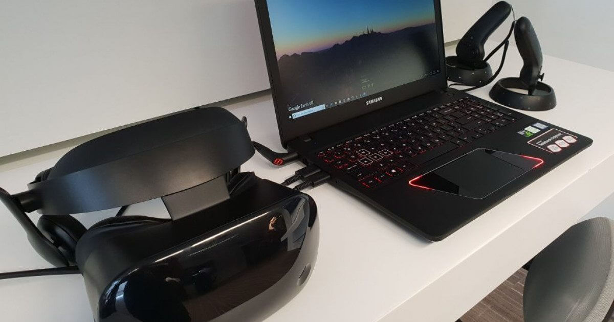20180313120335 samsung apresenta nova configuracao de seu notebook gamer e oculos de realidade virtual da linha odyssey