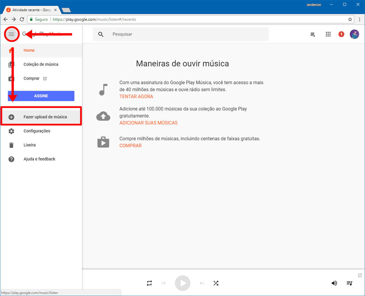 Como usar o google play music para tocar música de graça Como usar o google play music para tocar música de graça