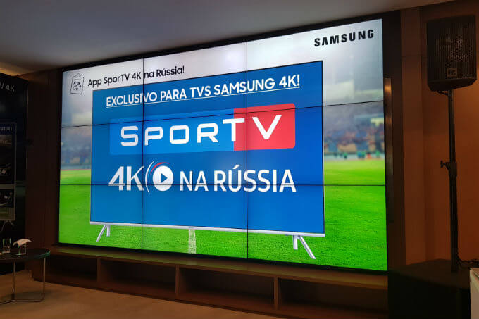 Copa do mundo 2018: câmera de 180° do app sportv te coloca nas arquibancadas. O app da sportv para transmitir os jogos do campeonato tem como destaque a possibilidade de assistir jogos através de uma câmera de 180º instalada nos campos.