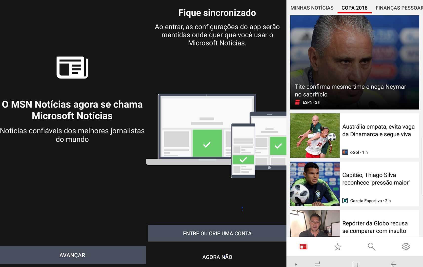 Msn notícias passa a se chamar microsoft notícias e ganha um novo app Msn notícias passa a se chamar microsoft notícias e ganha um novo app. Microsoft notícias é o novo app da microsoft que distribui informações através de uma curadoria que une a ia com editores ao redor do mundo.