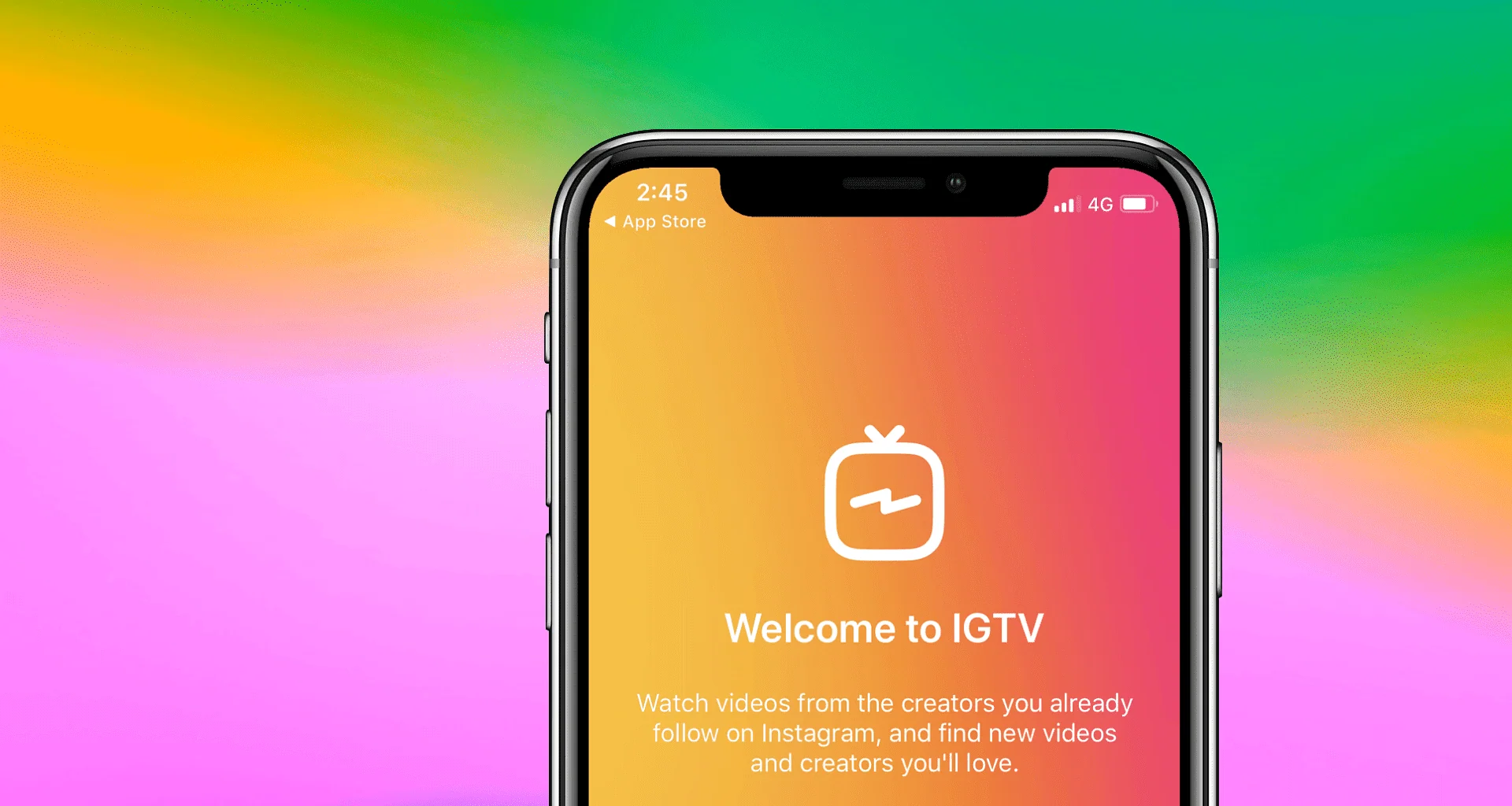 application iphone igtv