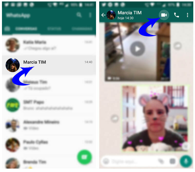 Tutorial: faça chamadas de vídeo e voz em grupo no whatsapp Tutorial: faça chamadas de vídeo e voz em grupo no whatsapp. Whatsapp liberou chamadas em grupo de vídeo e voz para todos os usuários que possuem a versão atualizada do aplicativo. Que tal dar uma olhada em como fazê-las?