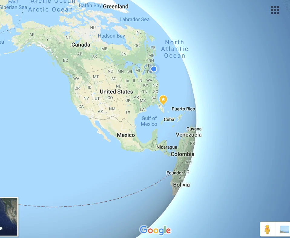 Google maps possui novo formato de "globo" para visualização Google maps