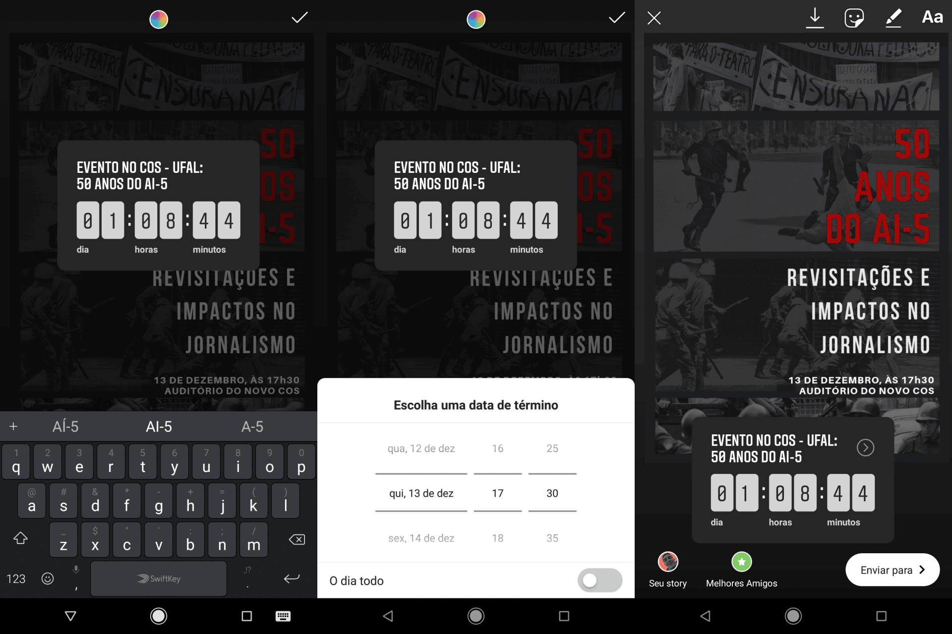 Instagram introduz contagem regressiva nos stories Instagram introduz contagem regressiva nos stories