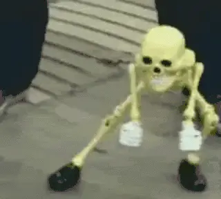 Confira os gifs mais usados pelos brasileiros em 2018 Esqueleto dançando gifs
