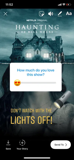 Netflix permite compartilhar filmes e séries no instagram stories É possível personalizar o stories compatilhados.