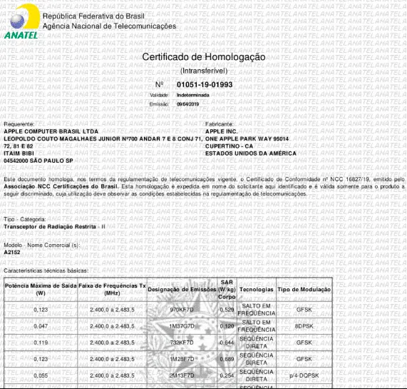 Sai a homologação da anatel para os novos airpods e ipad air Sai a homologação da anatel para os novos airpods e ipad air. Novos airpods e ipad air receberam sinal verde para começarem a ser comercializados no brasil. Ipad mini e a versão wi-fi + celular aguardam liberação