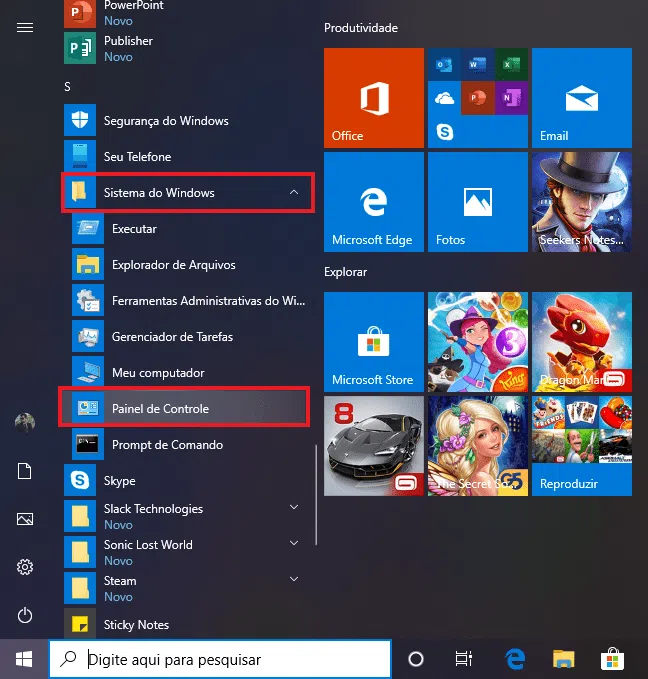 Tutorial: como desinstalar programas e apps do windows 10 A cortana também pode ser utilizada para chegar até aqui!