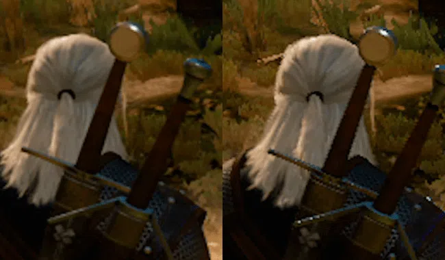 Anti-aliasing: conheça o efeito responsável por melhorar sua jogatina É muito destoante a diferença do efeito aplicado aos modelos, como no geralt em the witcher 3