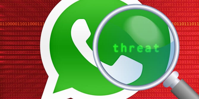 O spyware era instalado no smartphone através de uma chamada pelo whatsapp