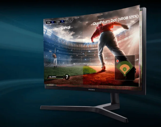 Review: monitor gamer qled samsung c24fg73 é imersão pura para qualquer gamer Monitor curvo samsung c24fg73