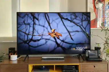 Smart tv 4k qled 55” samsung qn55q60ragxzd 3