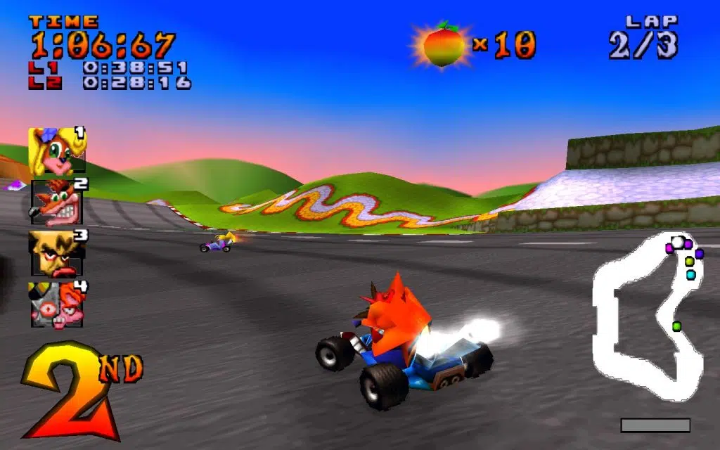 Review: crash team racing nitro-fueled (ps4) une nostalgia e diversão Crash team racing em 1999.