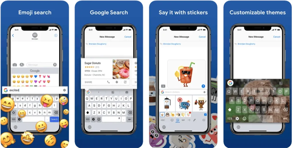 32 apps do google para android e iphone que você precisa conhecer Interface do app gboard para android e iphone