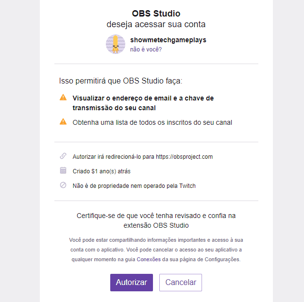Como começar a fazer stream e criar o seu canal na twitch Tutorial para configurar obs