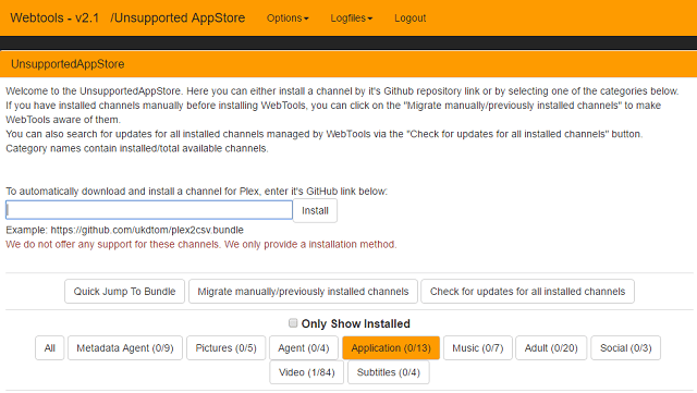 Como configurar o plex para assistir filmes, séries e shows em qualquer lugar A appstore não-oficial do plex é muito útil