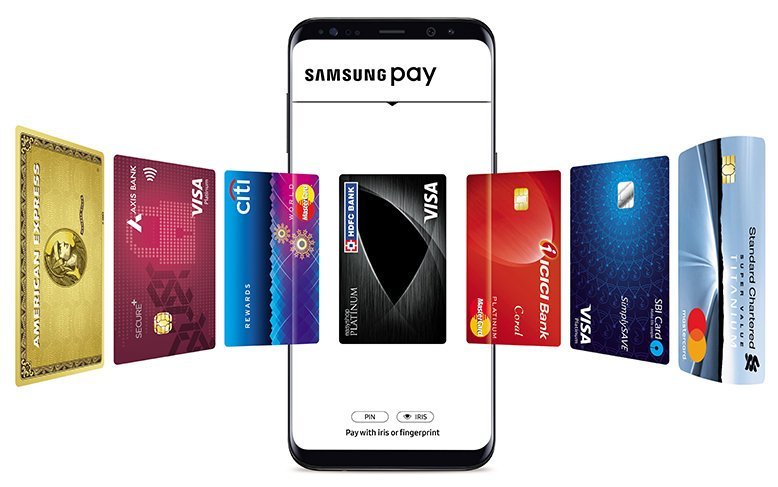 Com o samsung pay, basta ter seu smartphone ou smartwatch compatível para fazer pagamentos online