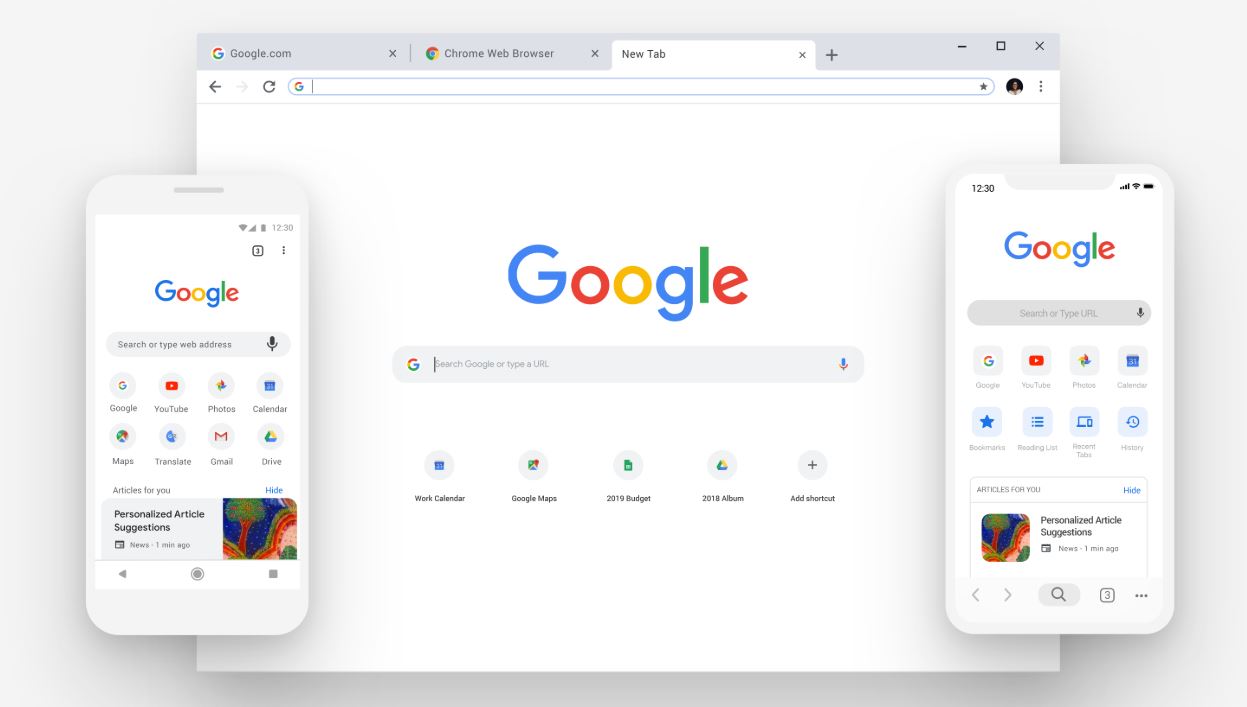 Google chrome browser update