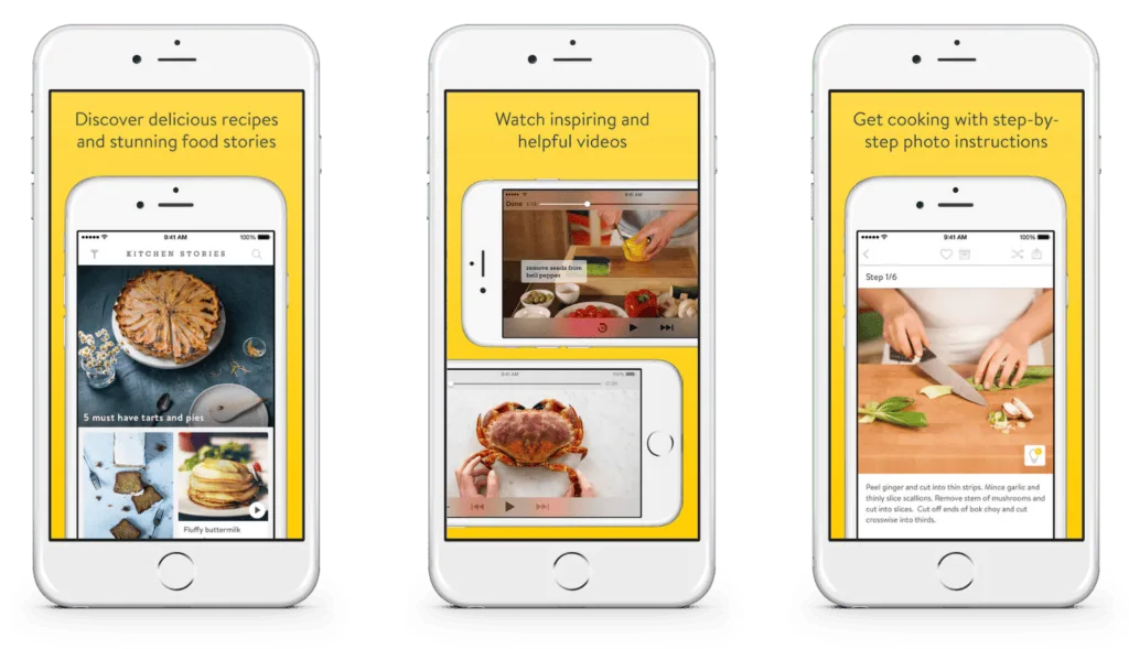 20 apps de receitas para quem ama fazer comida Kitchen stories é daqueles apps culinários classudos