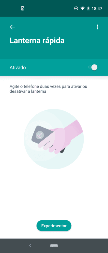 Motorola one vision e one action: 30 dicas e truques para aproveitar ao máximo esses smartphones Lanterna rápida do moto one vision