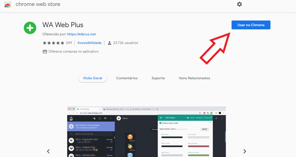 Saiba como ler conteúdo de mensagens apagadas no whatsapp web Primeiro, acesse a chrome web store para instalar o plugin wa web plus