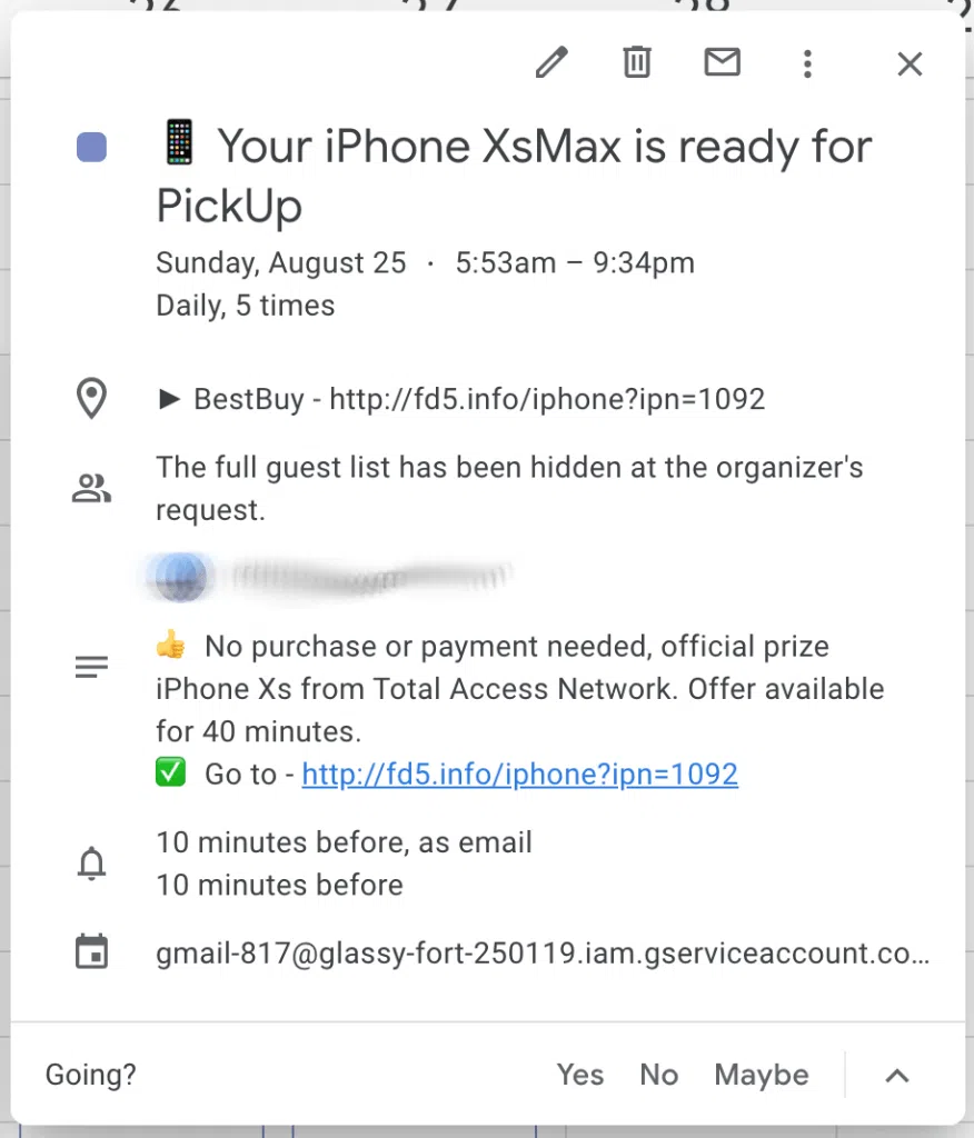 Vírus no calendário? Brecha no google agenda permite spam de eventos. Entenda A arquitetura do google agenda dá a impressão de que os eventos são legítimos