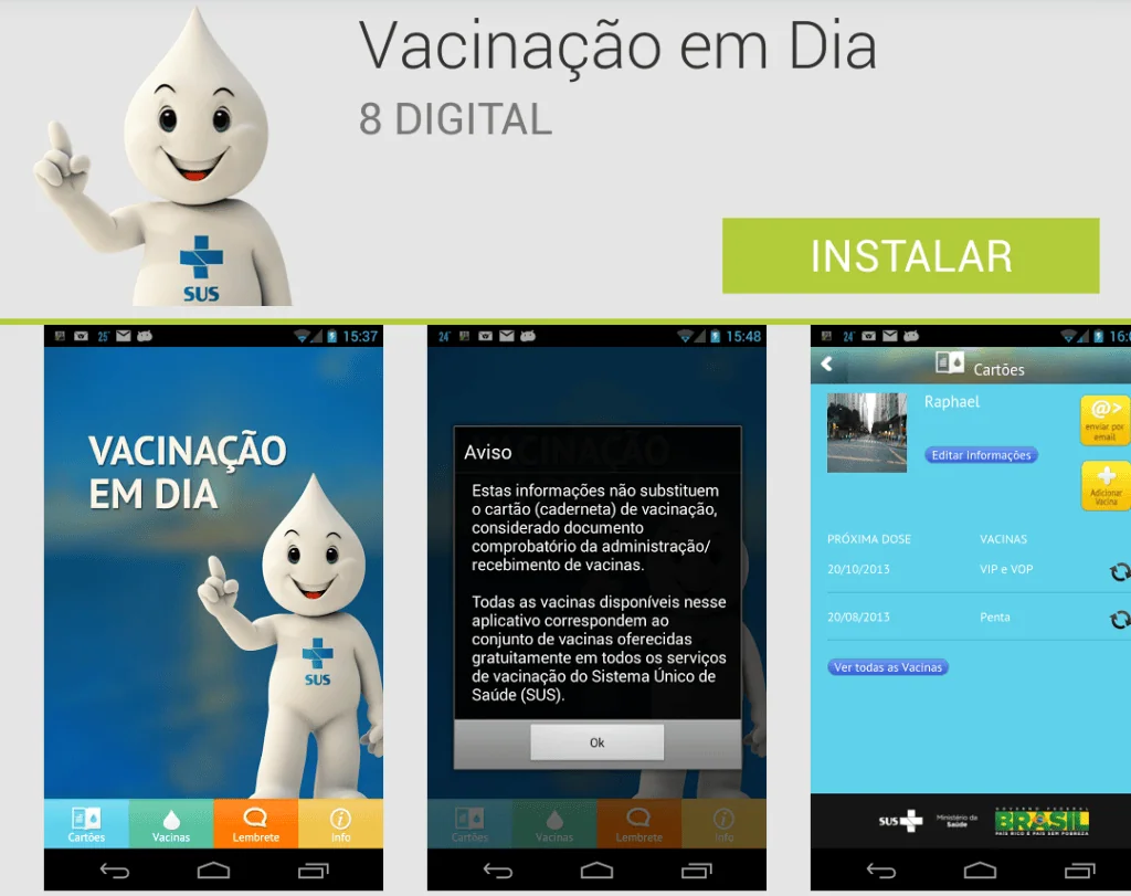 Conheça 5 apps essenciais para pais de primeira viagem Se você não consegue administrar quais vacinas precisa tomar, a vacinação em dia pode ajudar