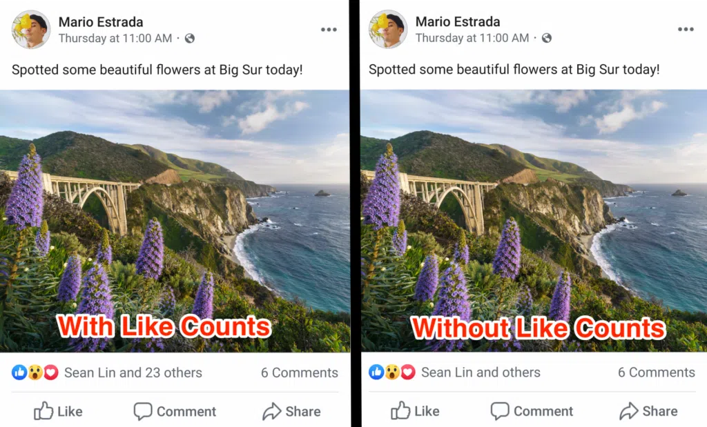 Fim das curtidas? Facebook passa a esconder número de likes em postagens Na austrália, o facebook passou a esconder o número de curtidas em publicações