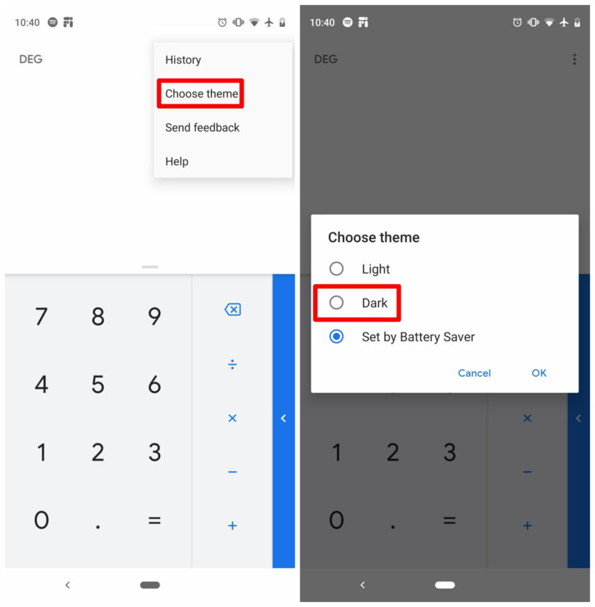Calculadora é um app do google exclusivo para android.
