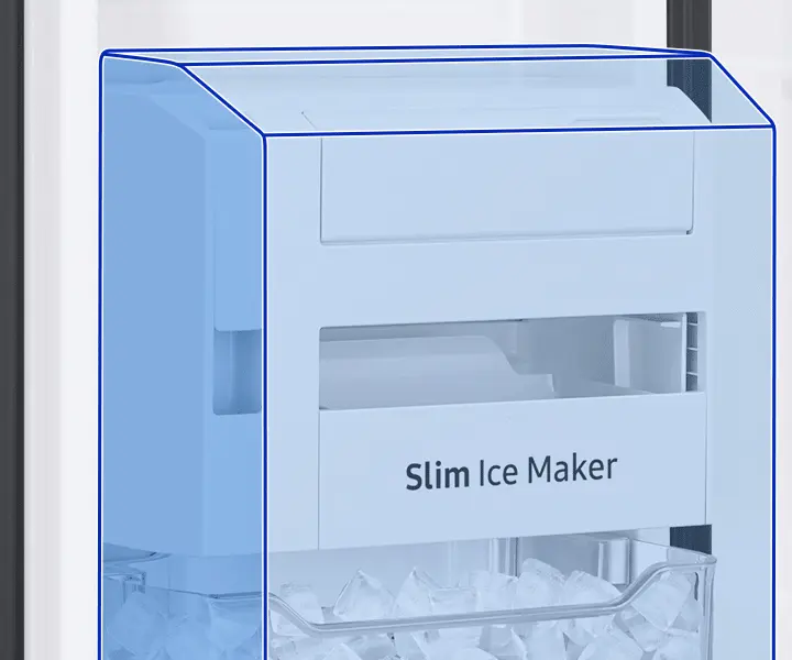Refrigeradores side by side rs65 da samsung chegam ao brasil; conheça os modelos Ice maker da side by side rs65