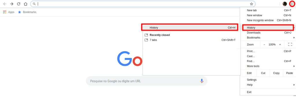 Google chrome: כיצד למחוק את כל הפעילות וההיסטוריה מהחשבון שלך גש לכרום והזן את היסטוריית הגלישה שלך