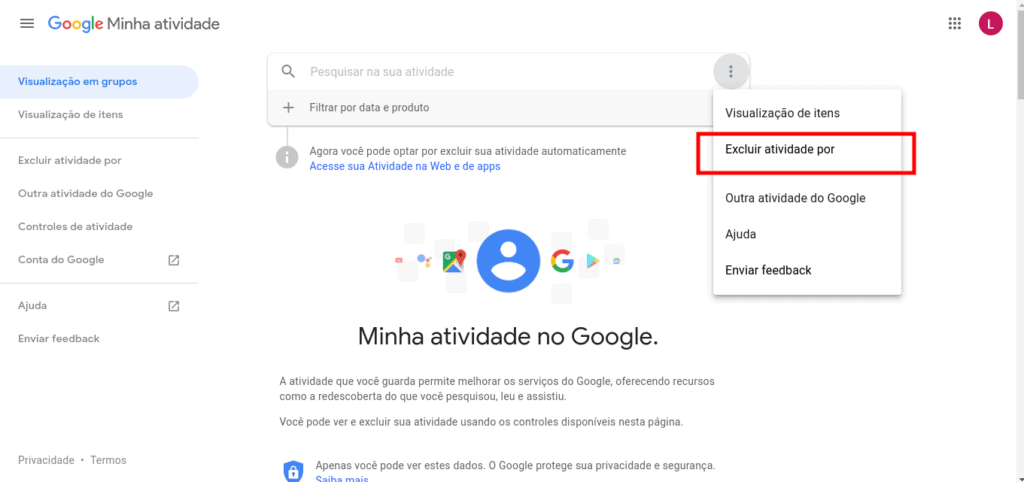 Google chrome: כיצד למחוק את כל הפעילות וההיסטוריה מהחשבון שלך כיצד למחוק את כל היסטוריית החיפושים בגוגל