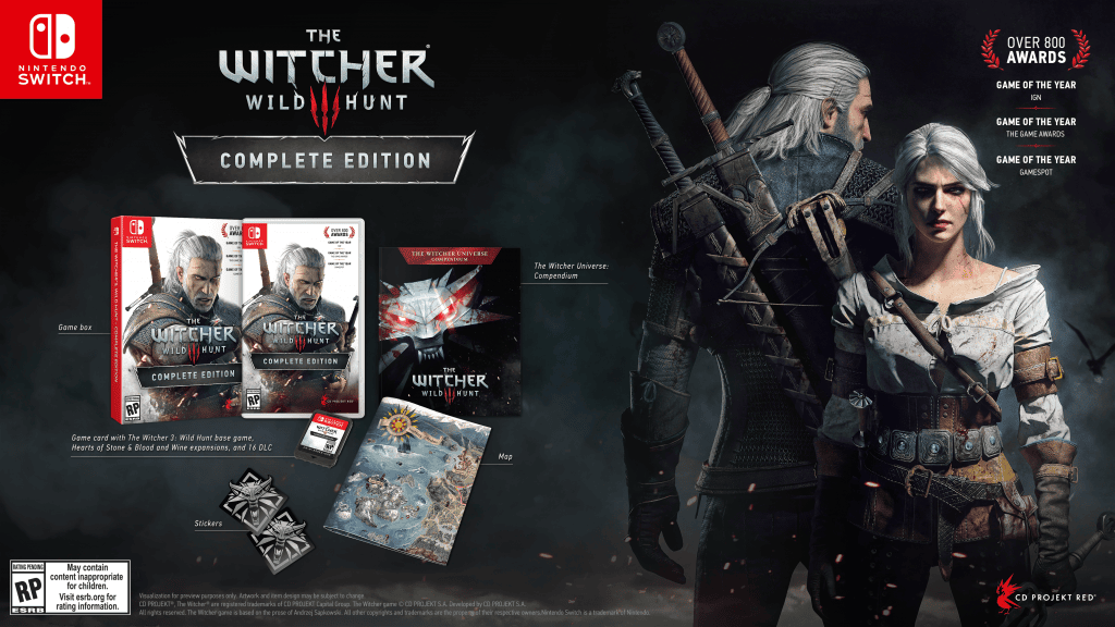مراجعة: The Witcher 3 (سويتش) هي مغامرة رائعة الآن تناسب يديك يحتوي إصدار Switch من اللعبة على نفس المحتوى الإضافي مثل إصدار الإطلاق.