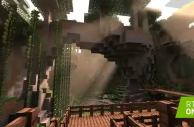 Capa minecraft ray tracing