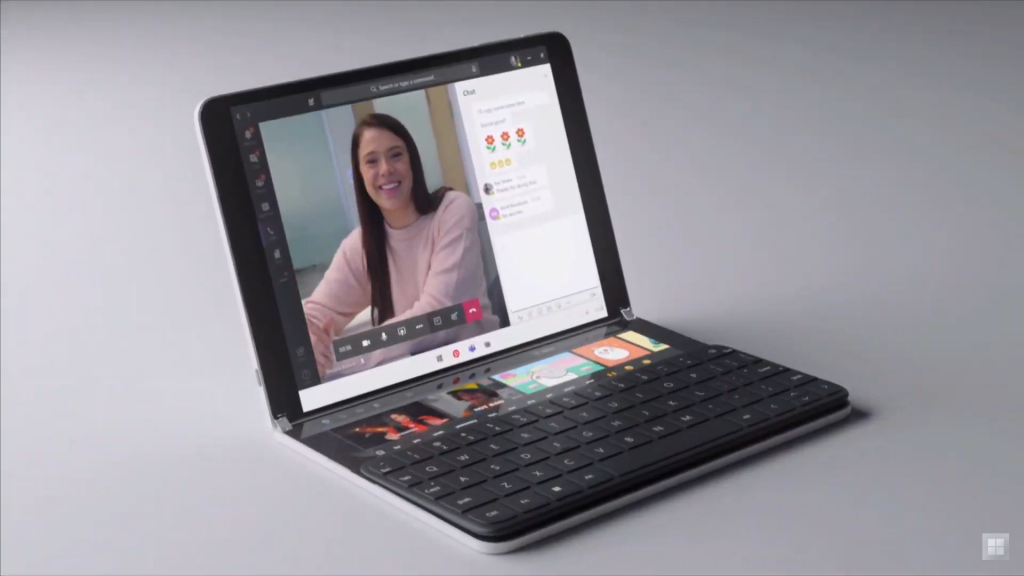 Surface neo: microsoft anuncia notebook dobrável com duas telas