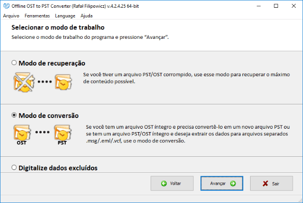 Como converter um arquivo ost do outlook em pst Selecione um arquivo para continuar
